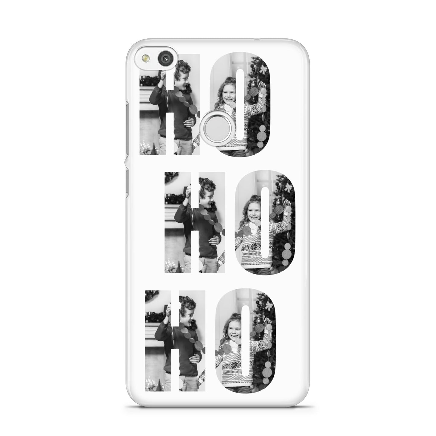 Ho Ho Ho Photo Upload Christmas Huawei P8 Lite Case