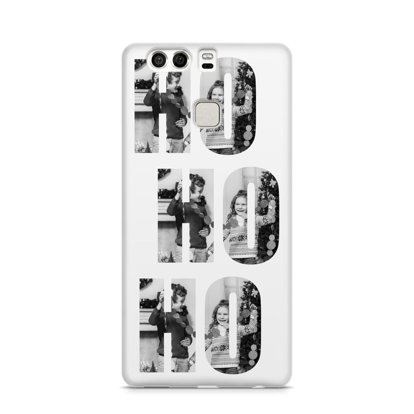 Ho Ho Ho Photo Upload Christmas Huawei P9 Case