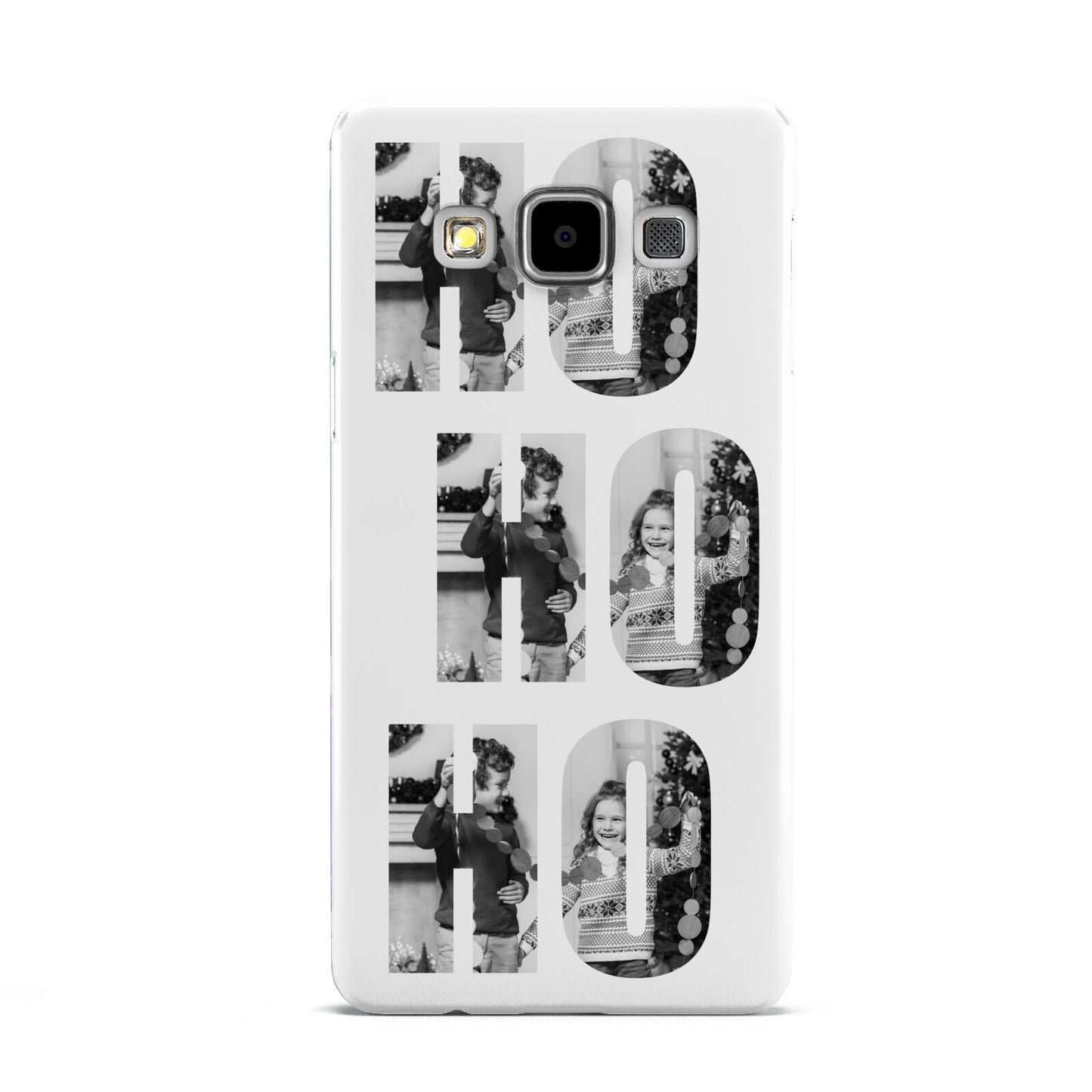 Ho Ho Ho Photo Upload Christmas Samsung Galaxy A5 Case