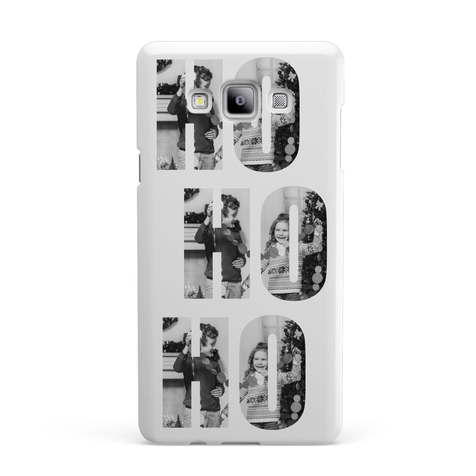 Ho Ho Ho Photo Upload Christmas Samsung Galaxy A7 2015 Case