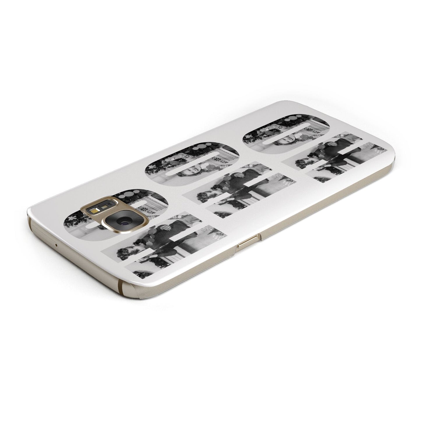 Ho Ho Ho Photo Upload Christmas Samsung Galaxy Case Top Cutout