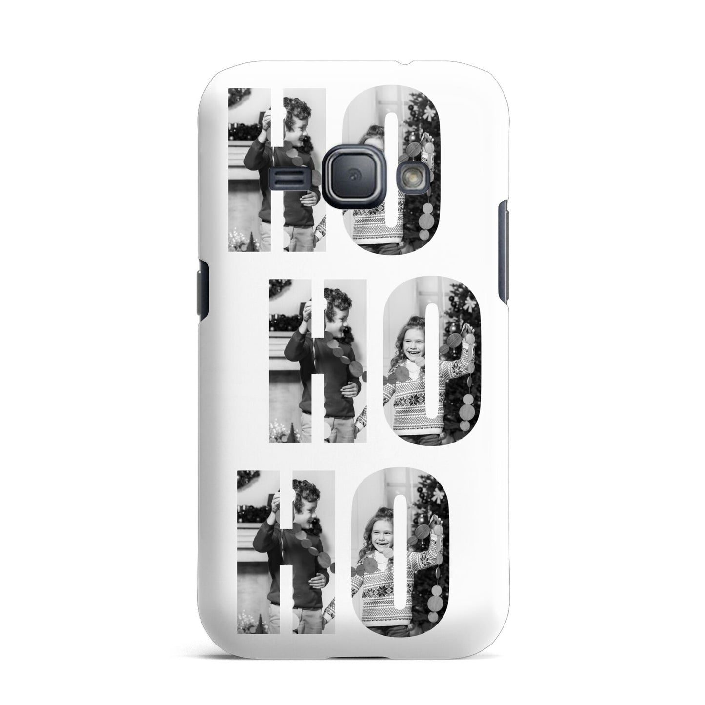 Ho Ho Ho Photo Upload Christmas Samsung Galaxy J1 2016 Case