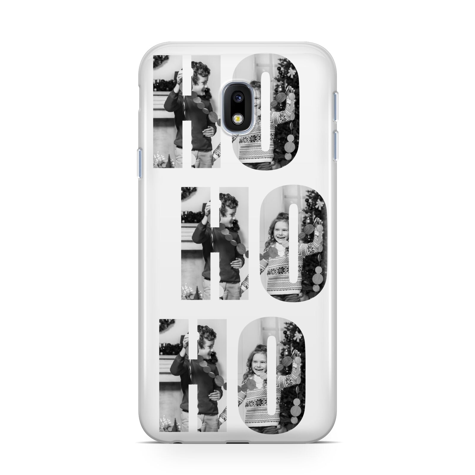 Ho Ho Ho Photo Upload Christmas Samsung Galaxy J3 2017 Case