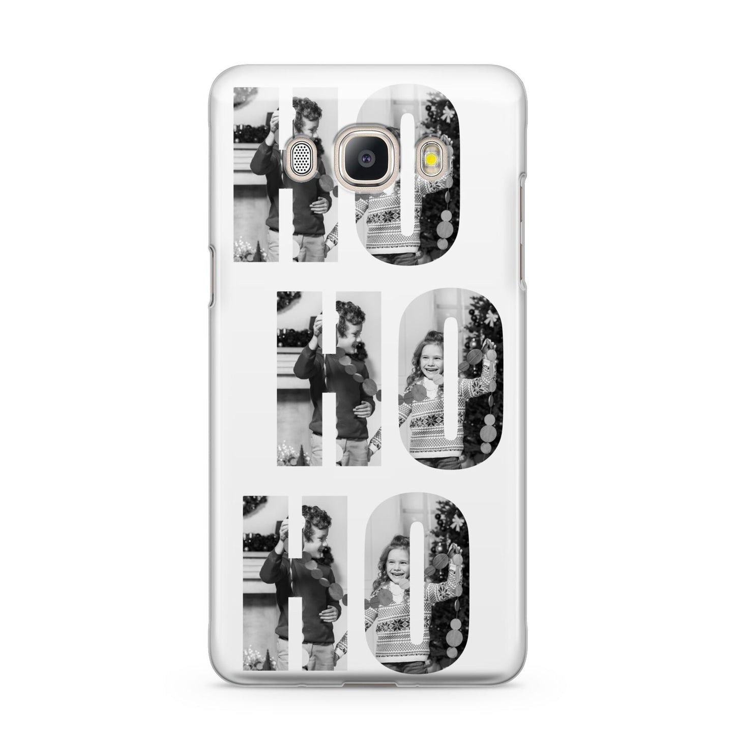 Ho Ho Ho Photo Upload Christmas Samsung Galaxy J5 2016 Case