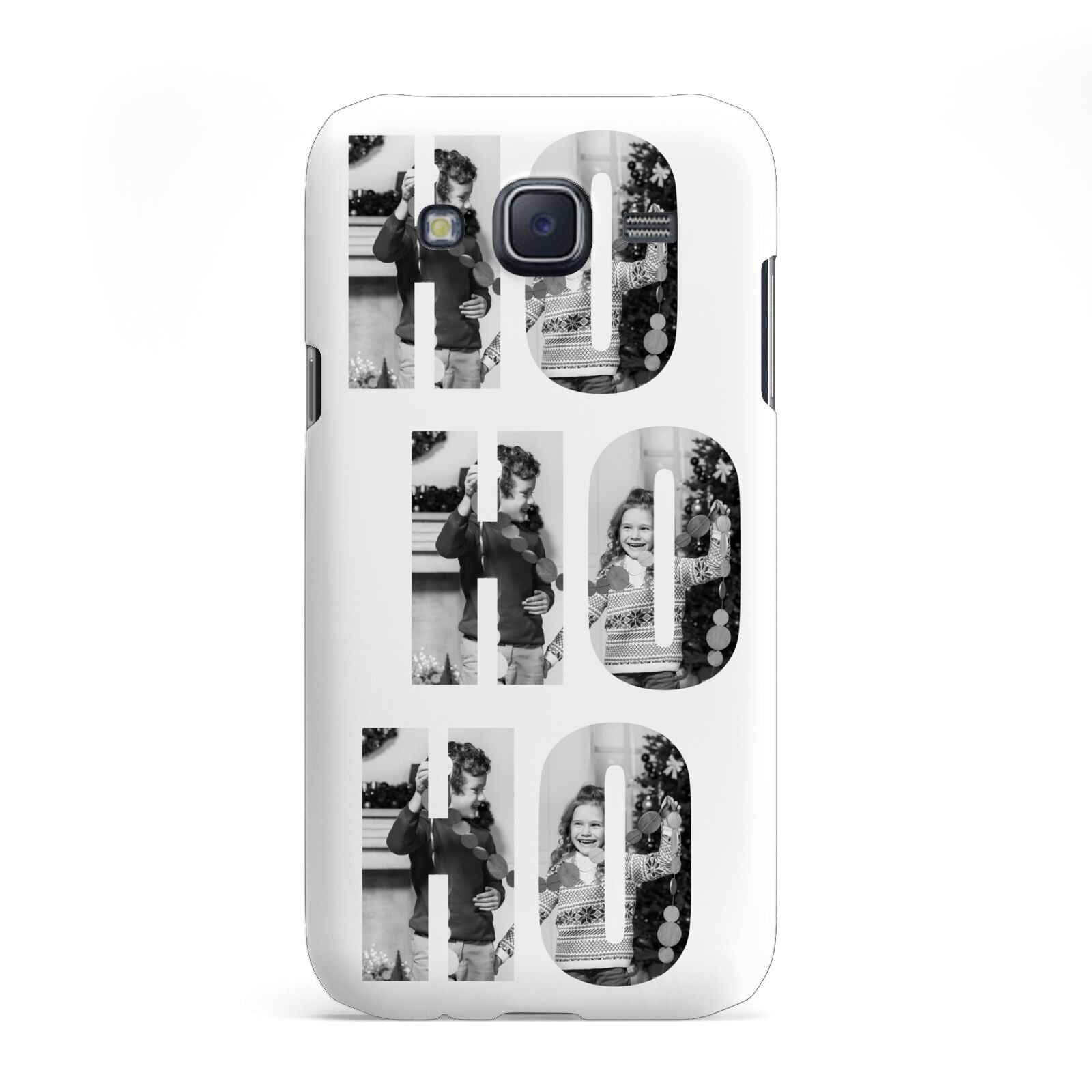 Ho Ho Ho Photo Upload Christmas Samsung Galaxy J5 Case