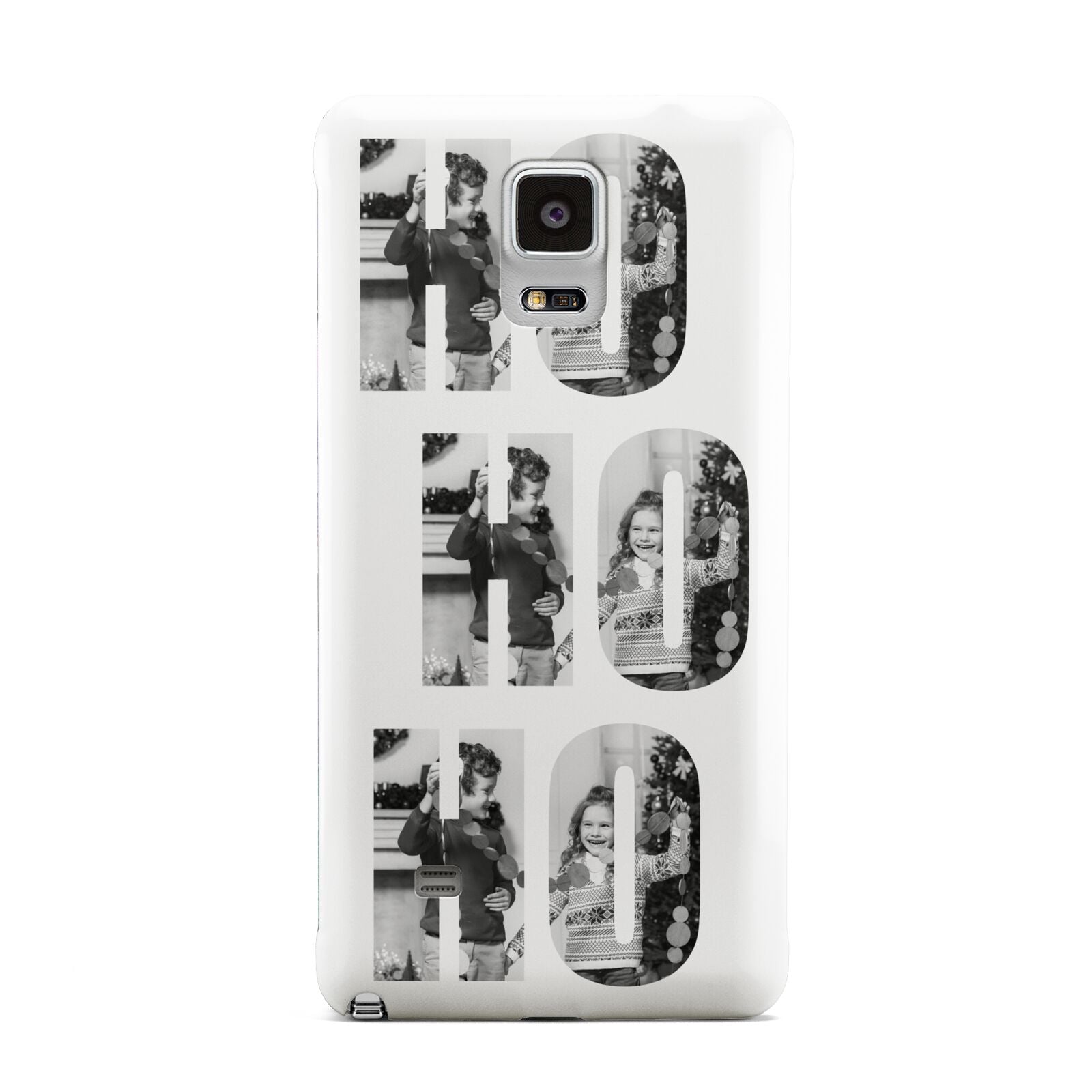 Ho Ho Ho Photo Upload Christmas Samsung Galaxy Note 4 Case