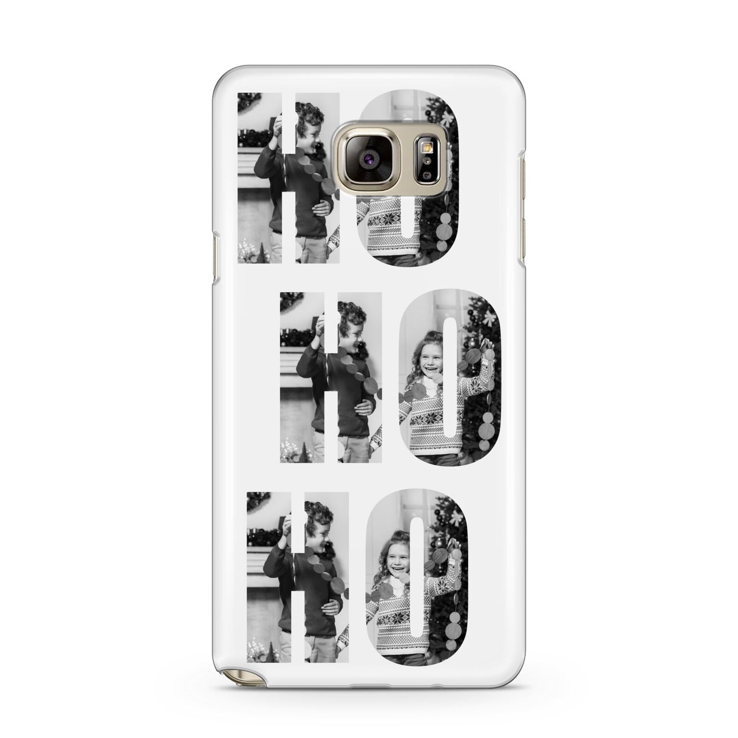 Ho Ho Ho Photo Upload Christmas Samsung Galaxy Note 5 Case