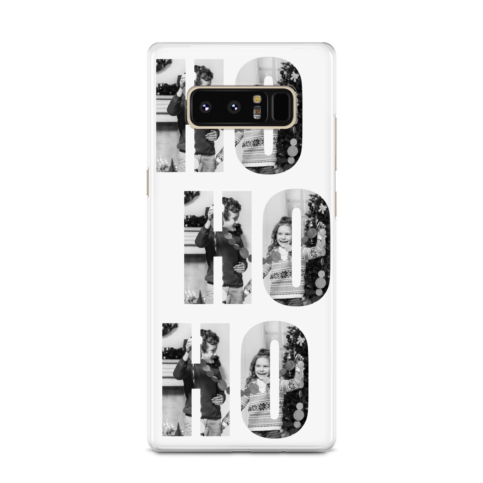 Ho Ho Ho Photo Upload Christmas Samsung Galaxy Note 8 Case