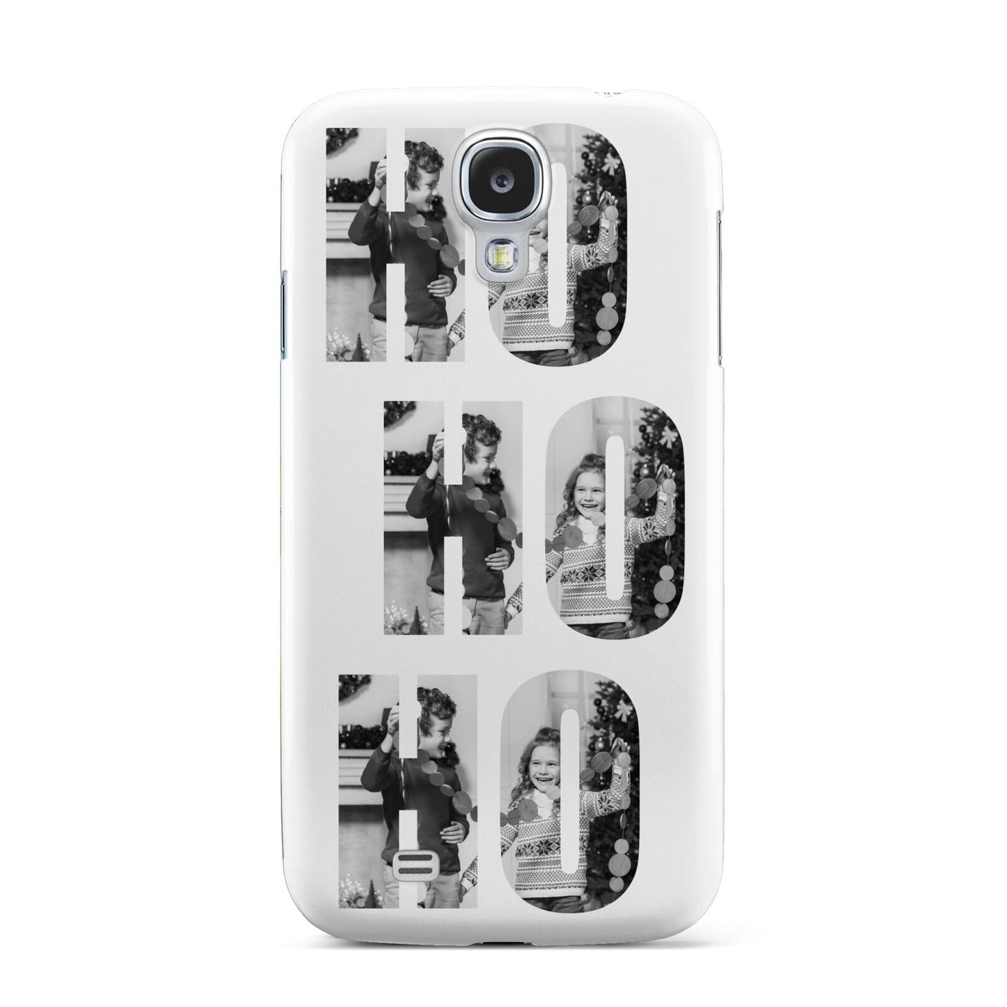 Ho Ho Ho Photo Upload Christmas Samsung Galaxy S4 Case