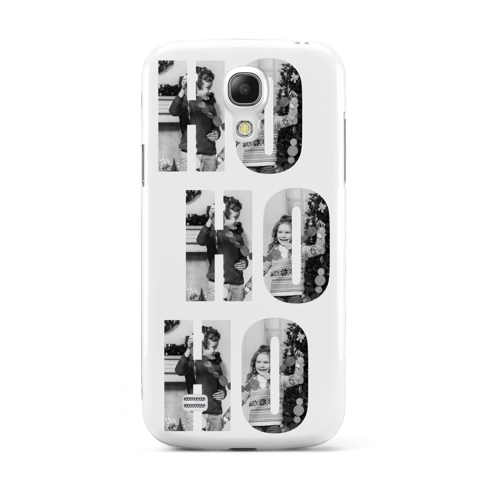 Ho Ho Ho Photo Upload Christmas Samsung Galaxy S4 Mini Case