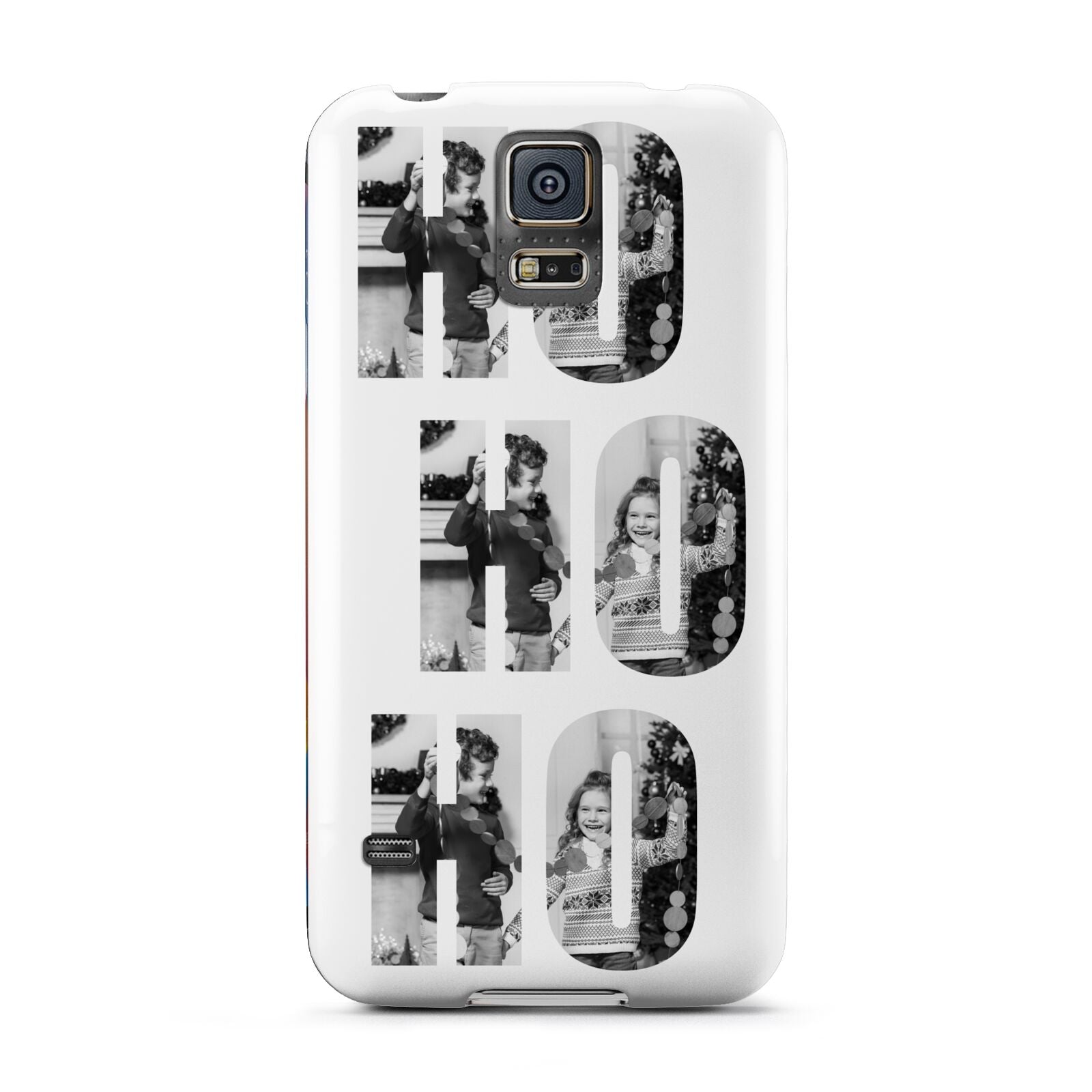 Ho Ho Ho Photo Upload Christmas Samsung Galaxy S5 Case