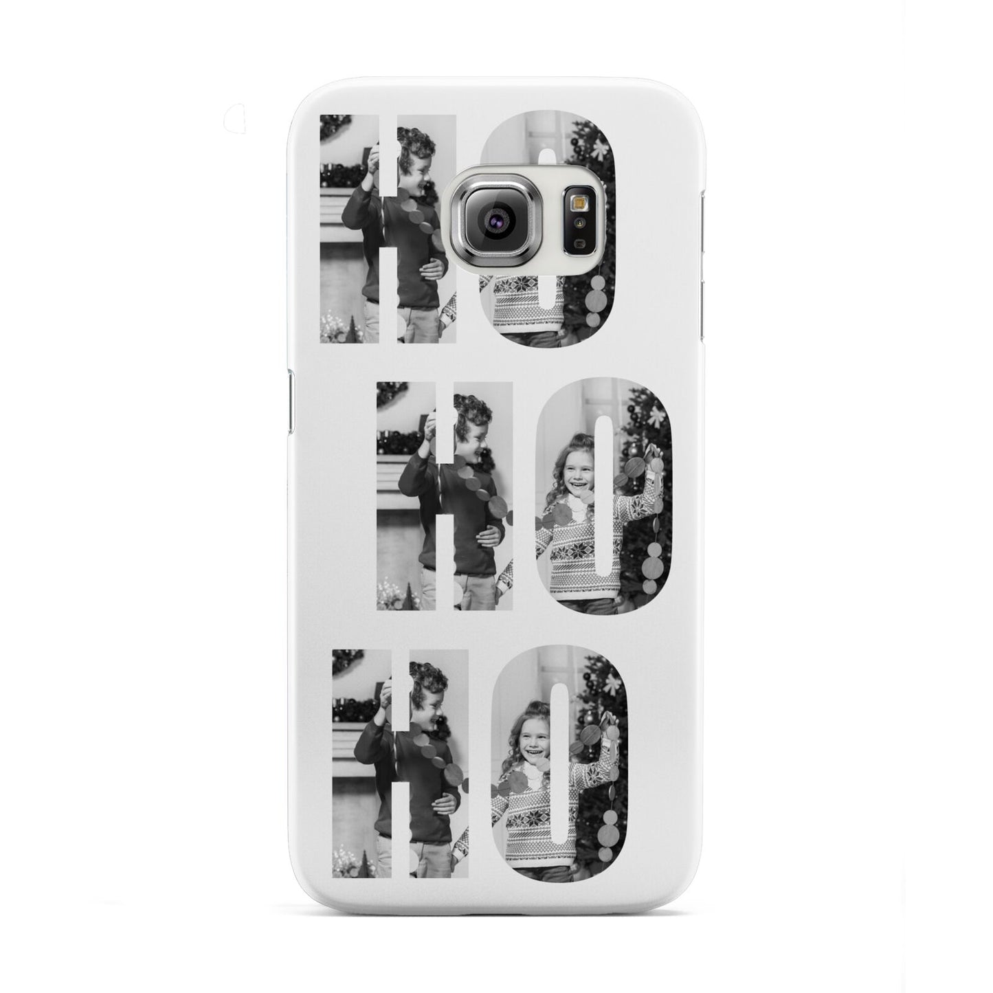 Ho Ho Ho Photo Upload Christmas Samsung Galaxy S6 Edge Case