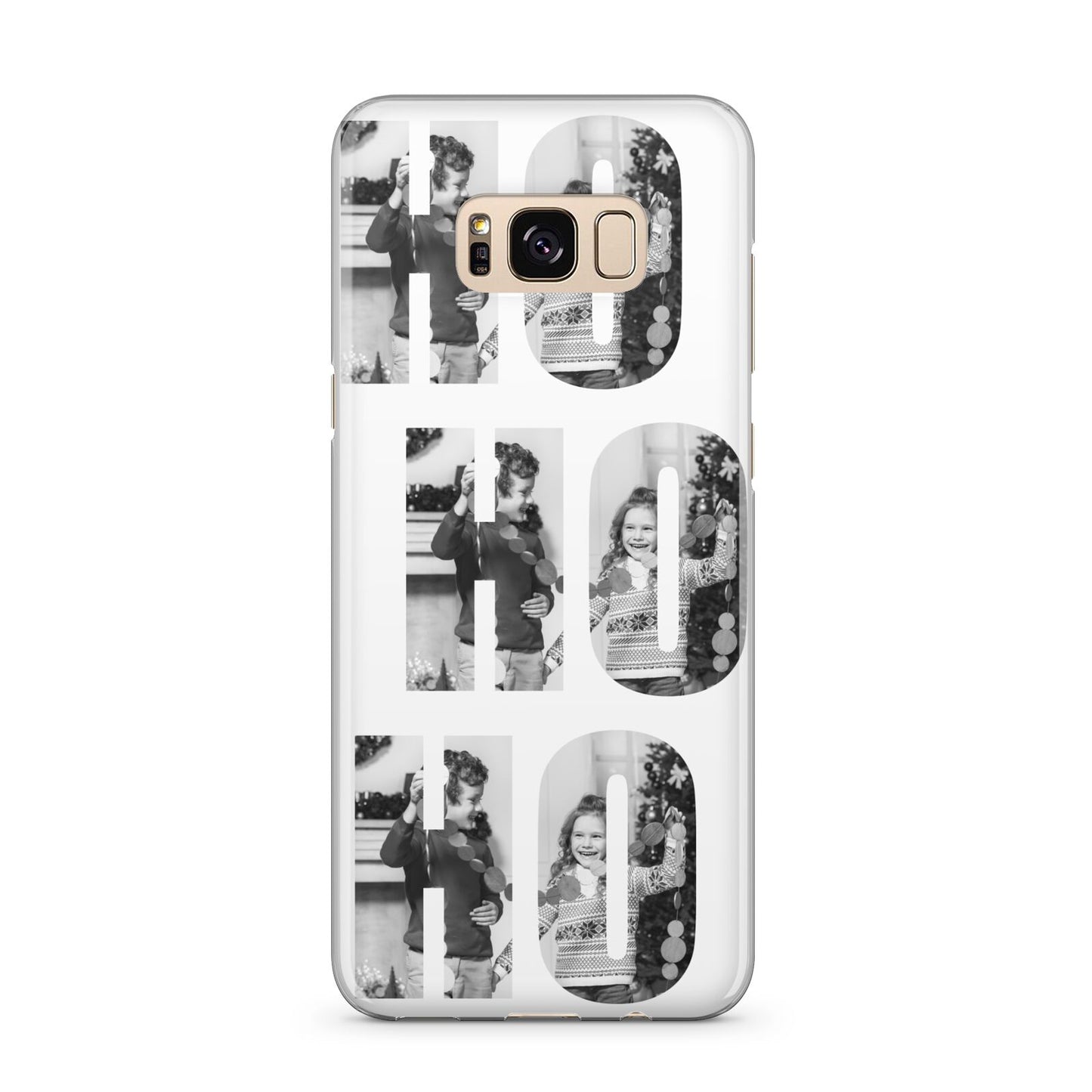 Ho Ho Ho Photo Upload Christmas Samsung Galaxy S8 Plus Case