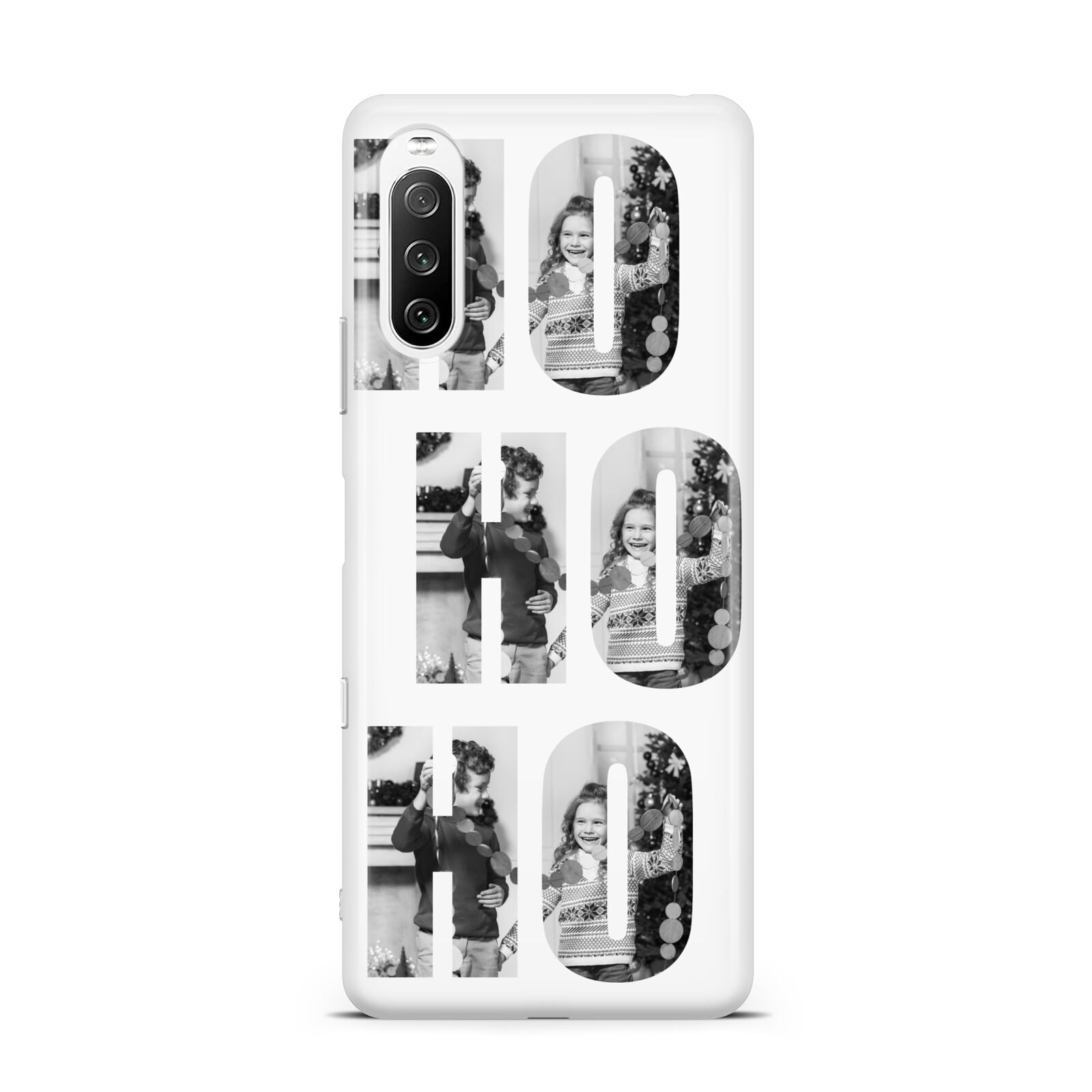 Ho Ho Ho Photo Upload Christmas Sony Xperia 10 III Case