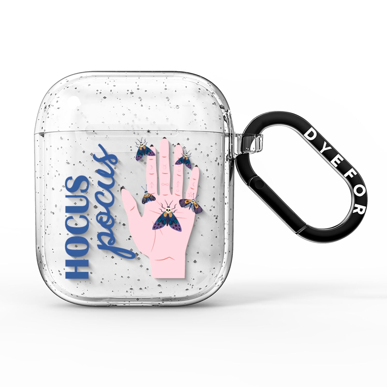 Hocus Pocus Witch Hand AirPods Glitter Case