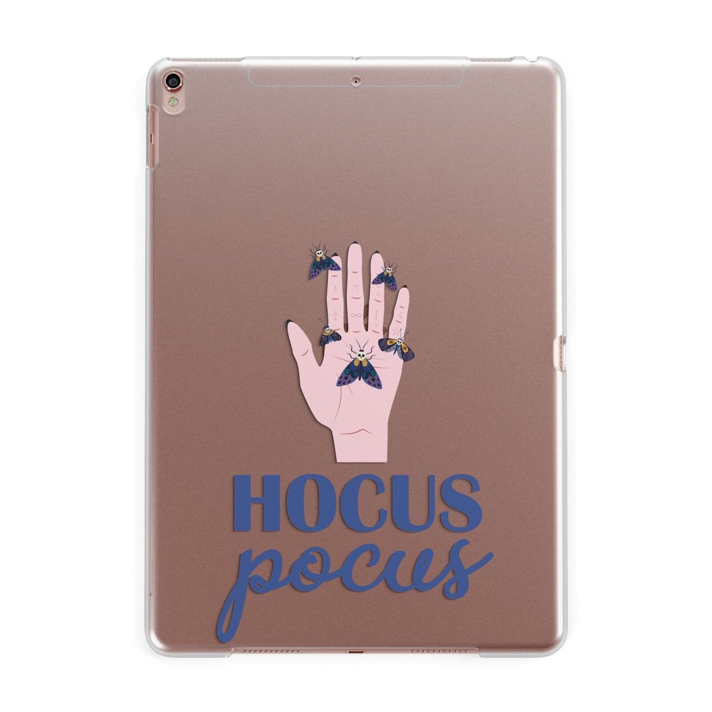 Hocus Pocus Witch Hand Apple iPad Rose Gold Case