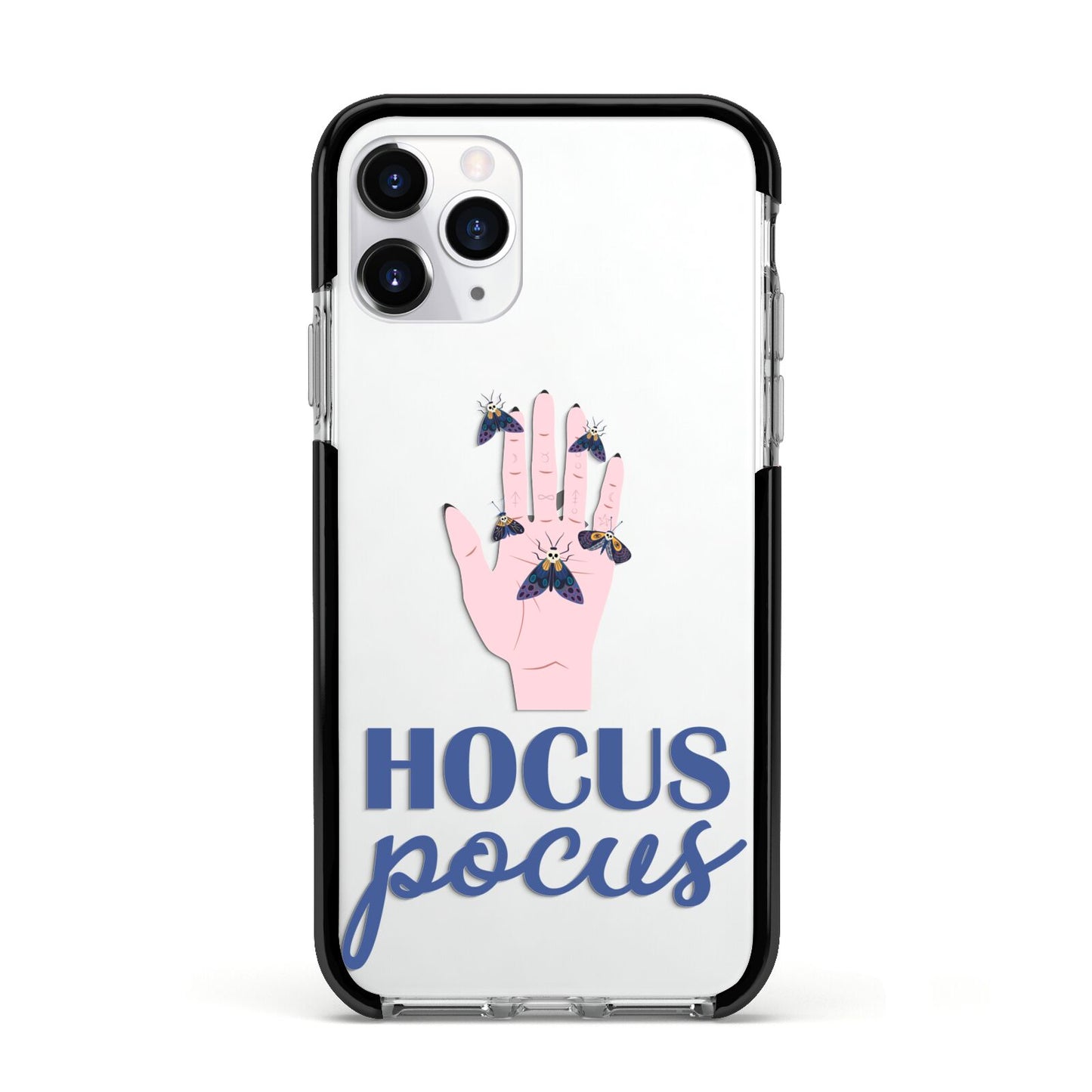 Hocus Pocus Witch Hand Apple iPhone 11 Pro in Silver with Black Impact Case