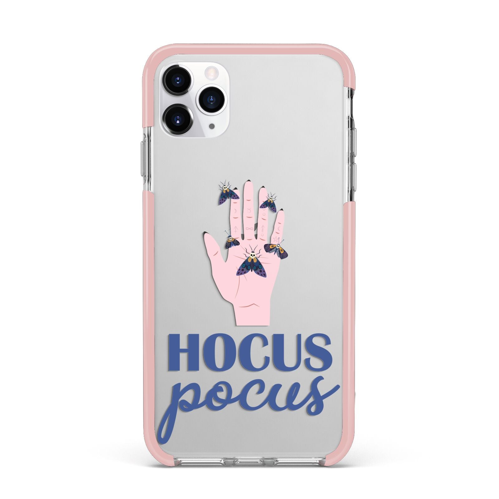 Hocus Pocus Witch Hand iPhone 11 Pro Max Impact Pink Edge Case