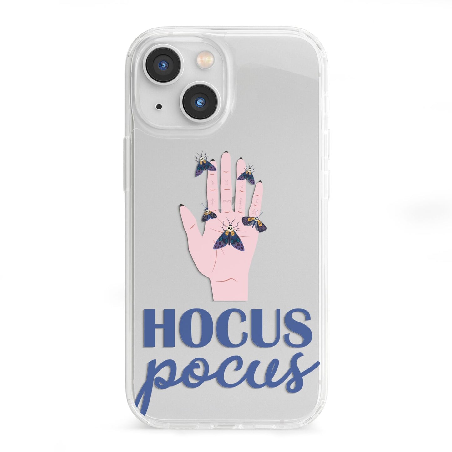 Hocus Pocus Witch Hand iPhone 13 Mini Clear Bumper Case