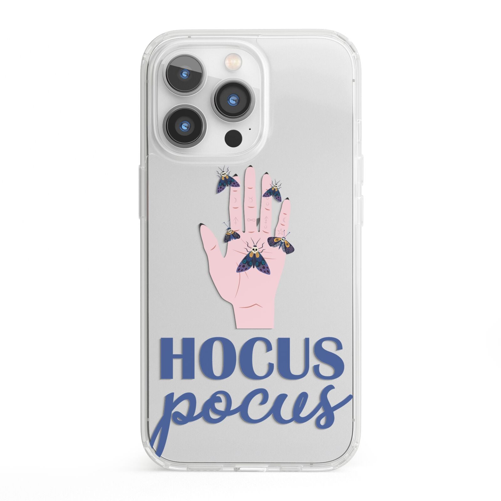 Hocus Pocus Witch Hand iPhone 13 Pro Clear Bumper Case