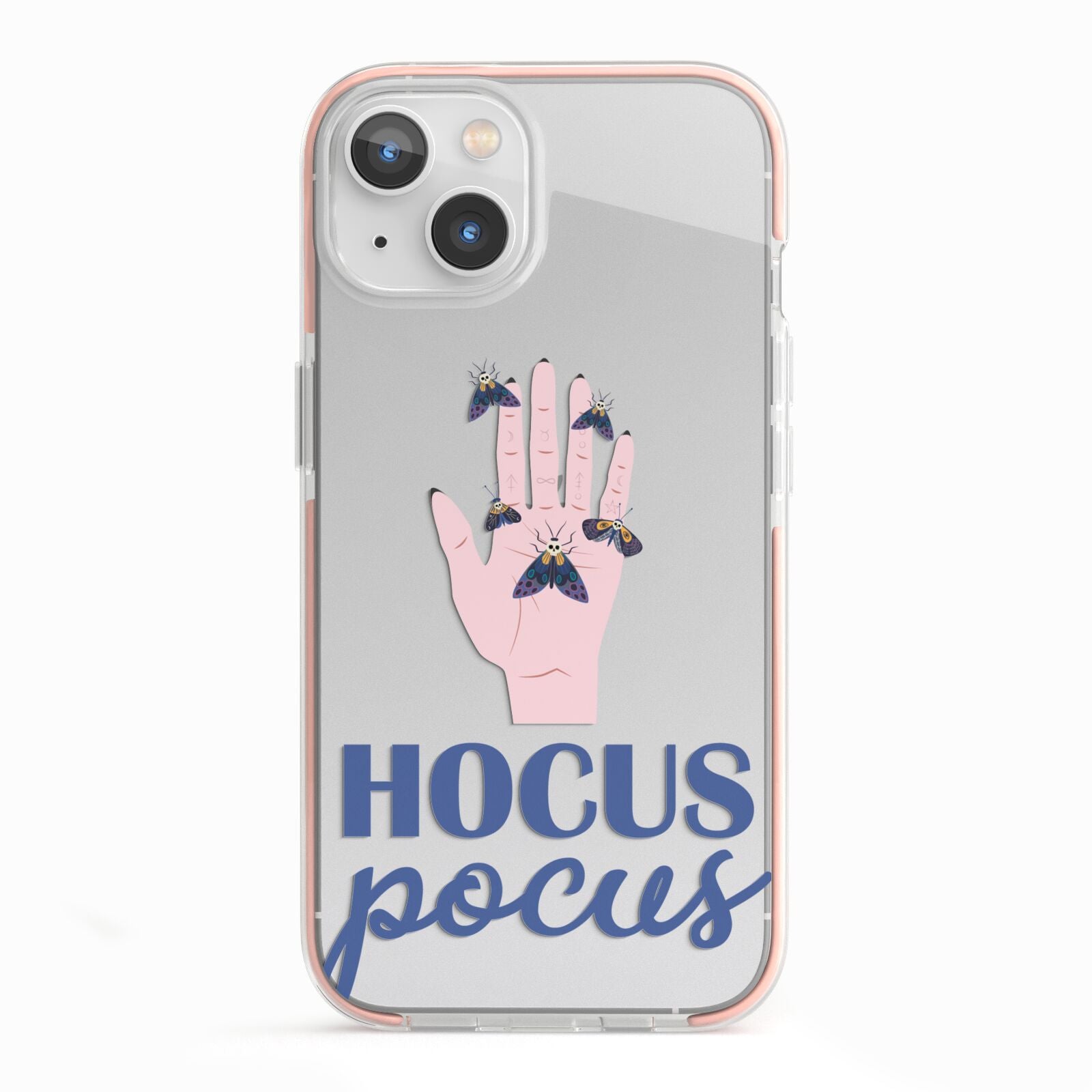 Hocus Pocus Witch Hand iPhone 13 TPU Impact Case with Pink Edges