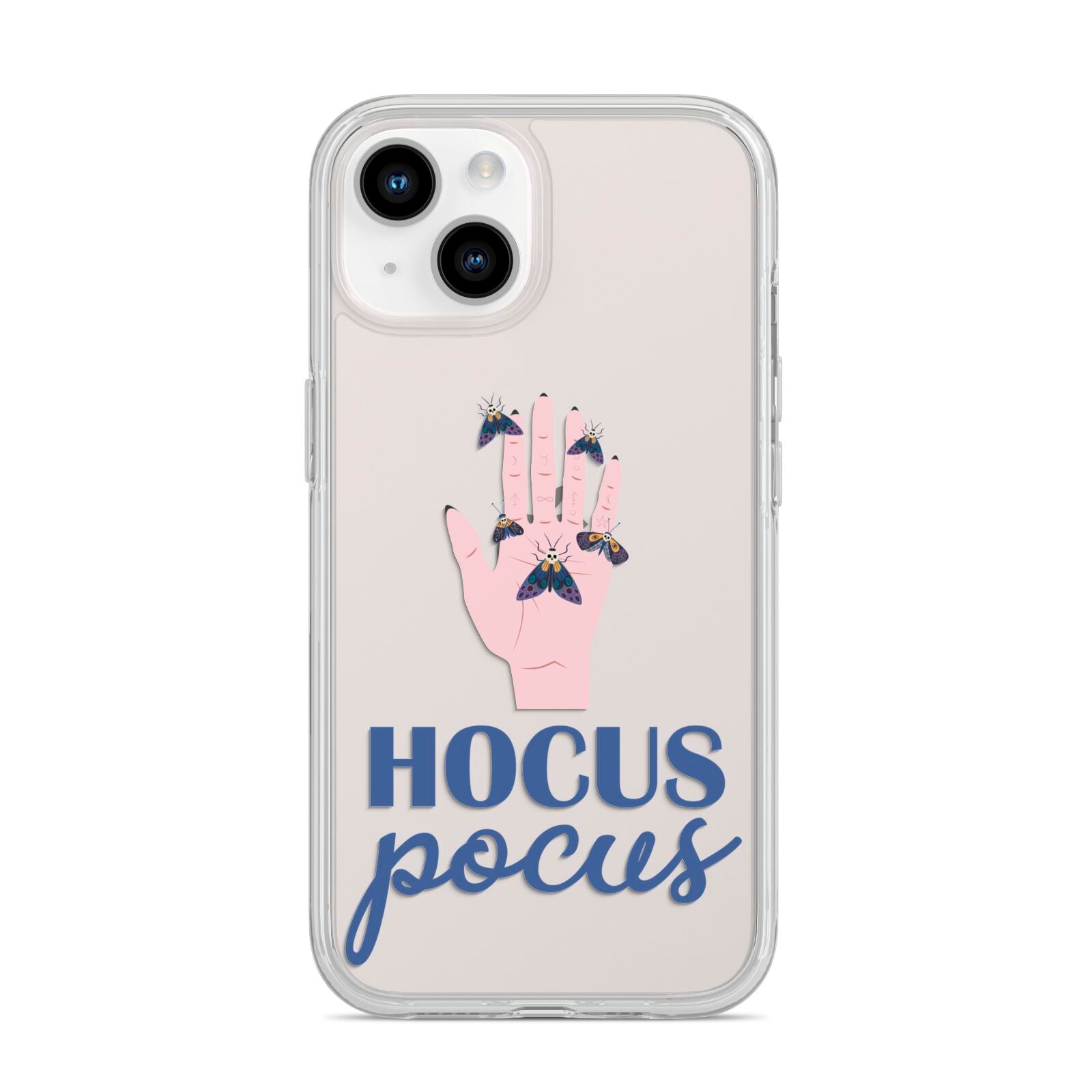 Hocus Pocus Witch Hand iPhone 14 Clear Tough Case Starlight