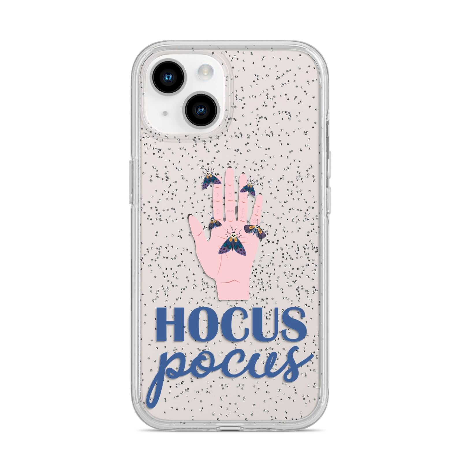 Hocus Pocus Witch Hand iPhone 14 Glitter Tough Case Starlight