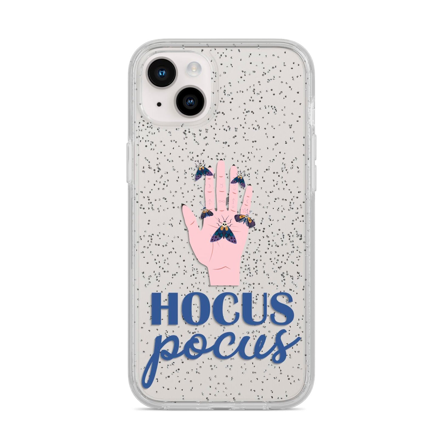 Hocus Pocus Witch Hand iPhone 14 Plus Glitter Tough Case Starlight