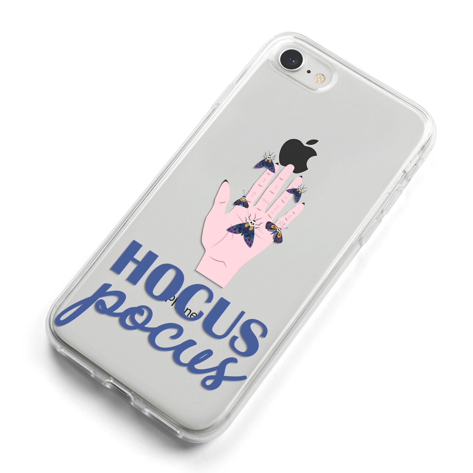 Hocus Pocus Witch Hand iPhone 8 Bumper Case on Silver iPhone Alternative Image