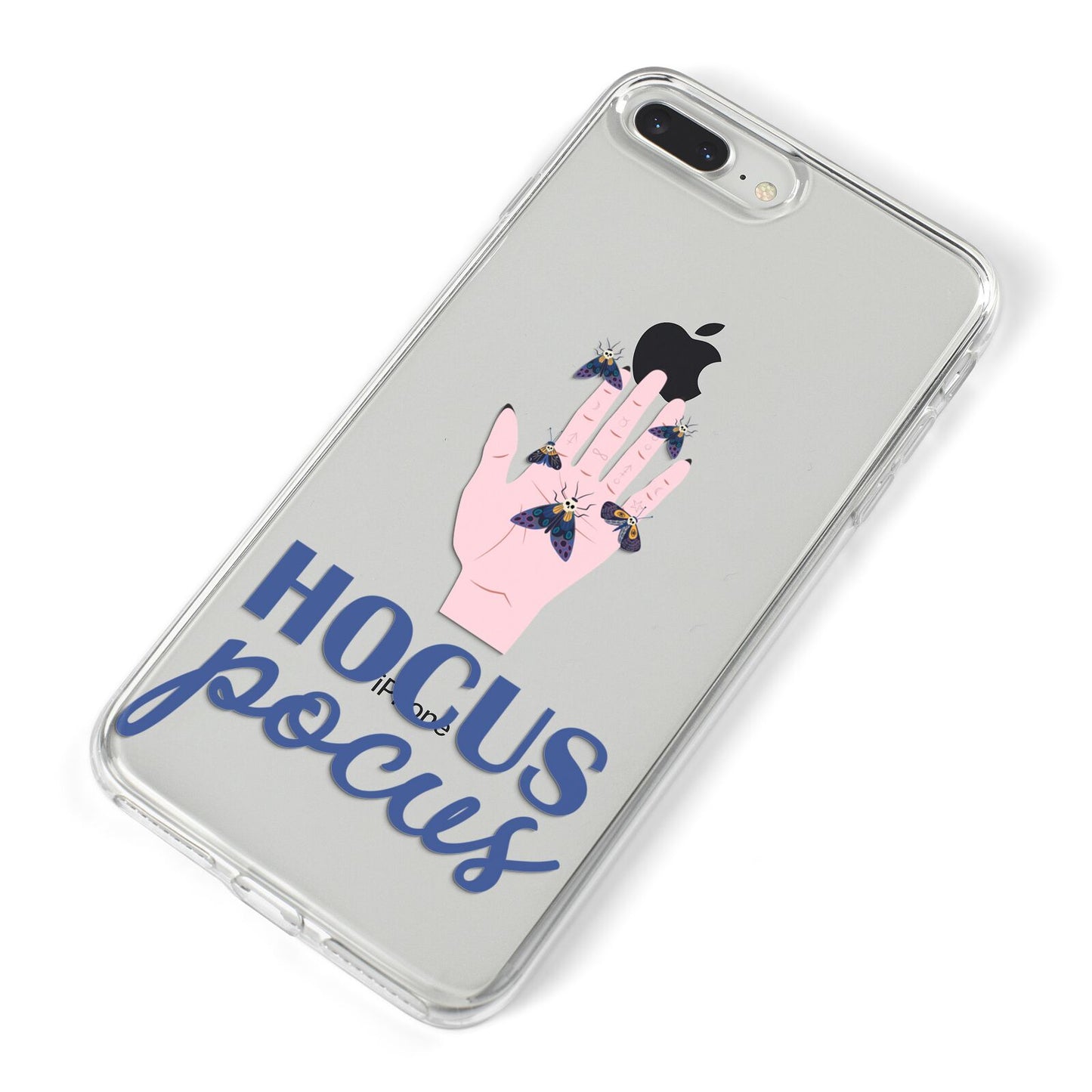 Hocus Pocus Witch Hand iPhone 8 Plus Bumper Case on Silver iPhone Alternative Image