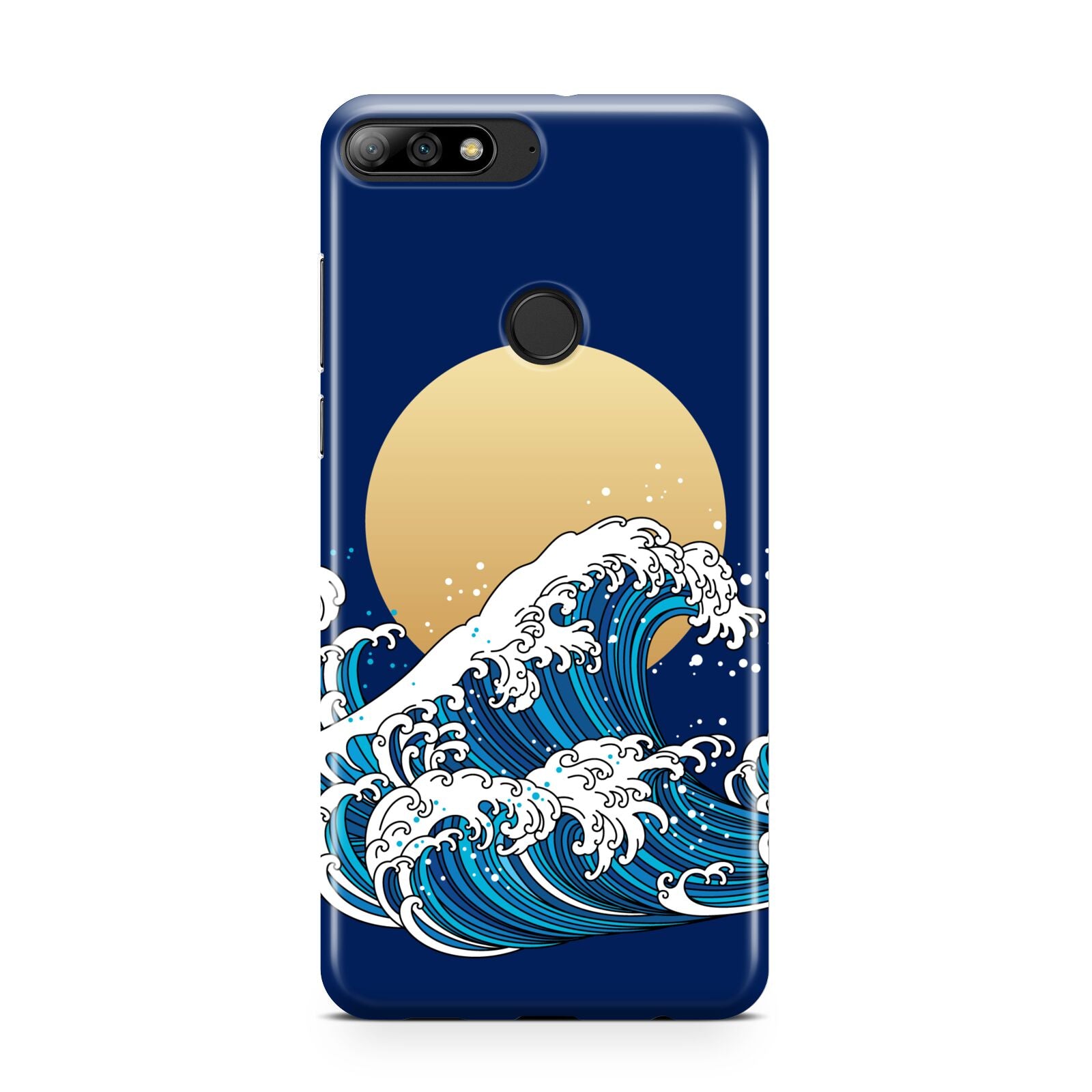 Hokusai Japanese Waves Huawei Y7 2018