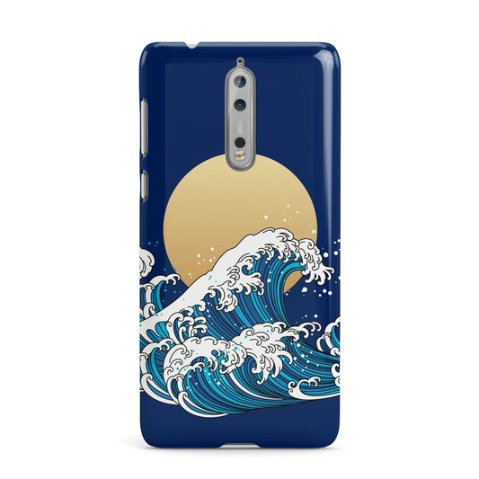 Hokusai Japanese Waves Nokia Case