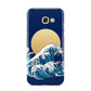 Hokusai Japanese Waves Samsung Galaxy A5 2017 Case on gold phone