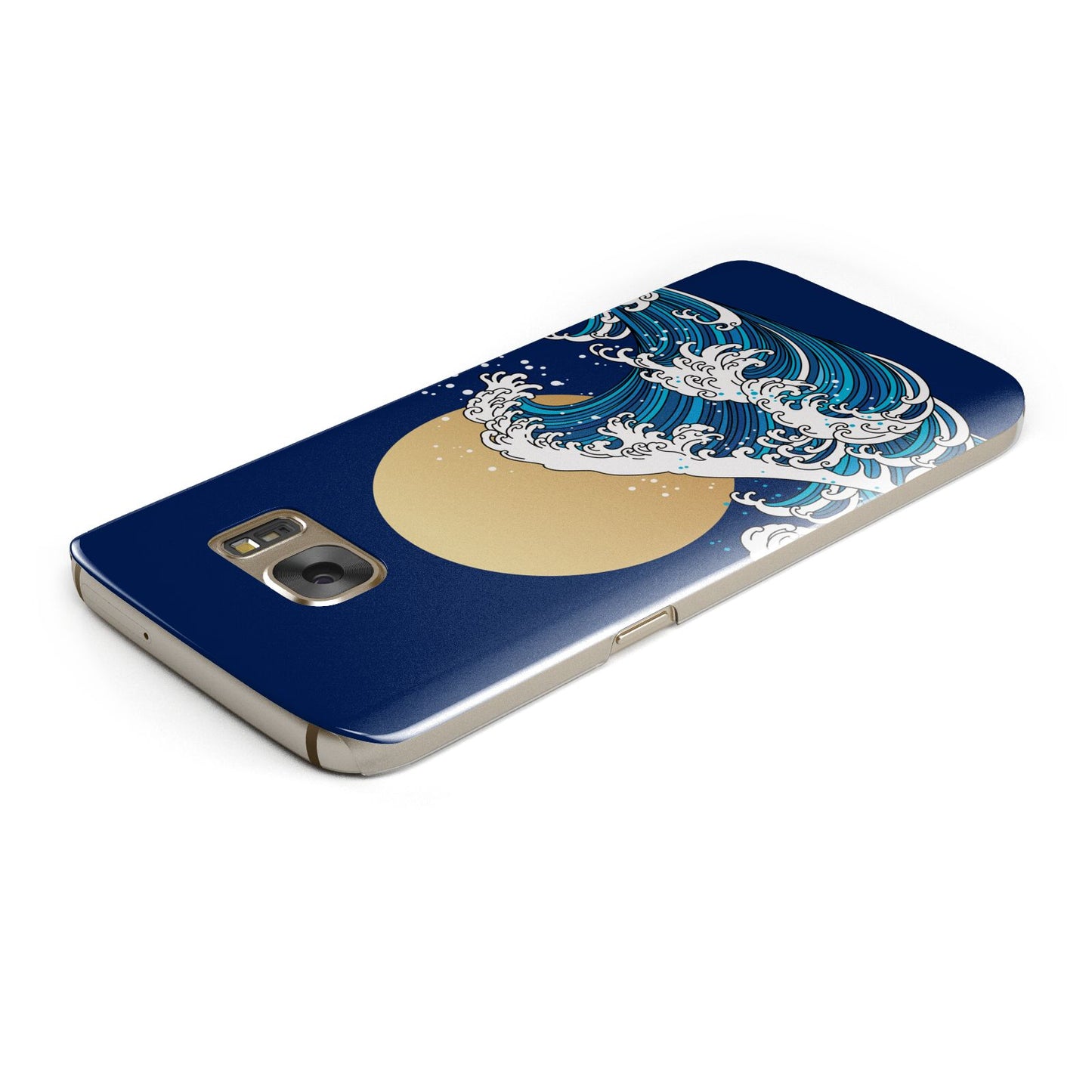 Hokusai Japanese Waves Samsung Galaxy Case Top Cutout