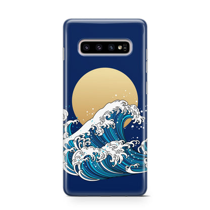 Hokusai Japanese Waves Samsung Galaxy S10 Case