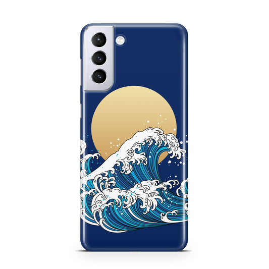 Hokusai Japanese Waves Samsung S21 Plus Phone Case