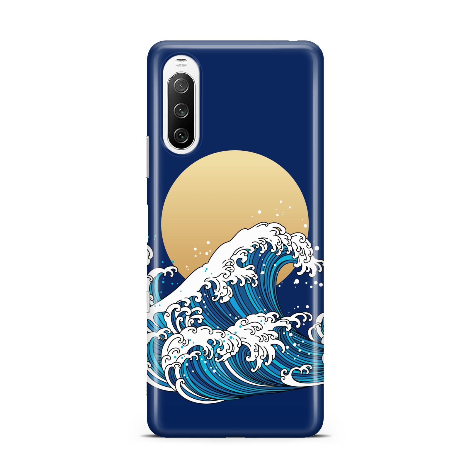 Hokusai Japanese Waves Sony Xperia 10 III Case