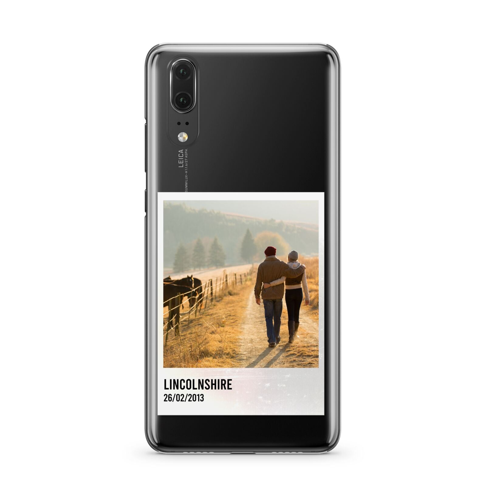 Holiday Memory Personalised Photo Huawei P20 Phone Case