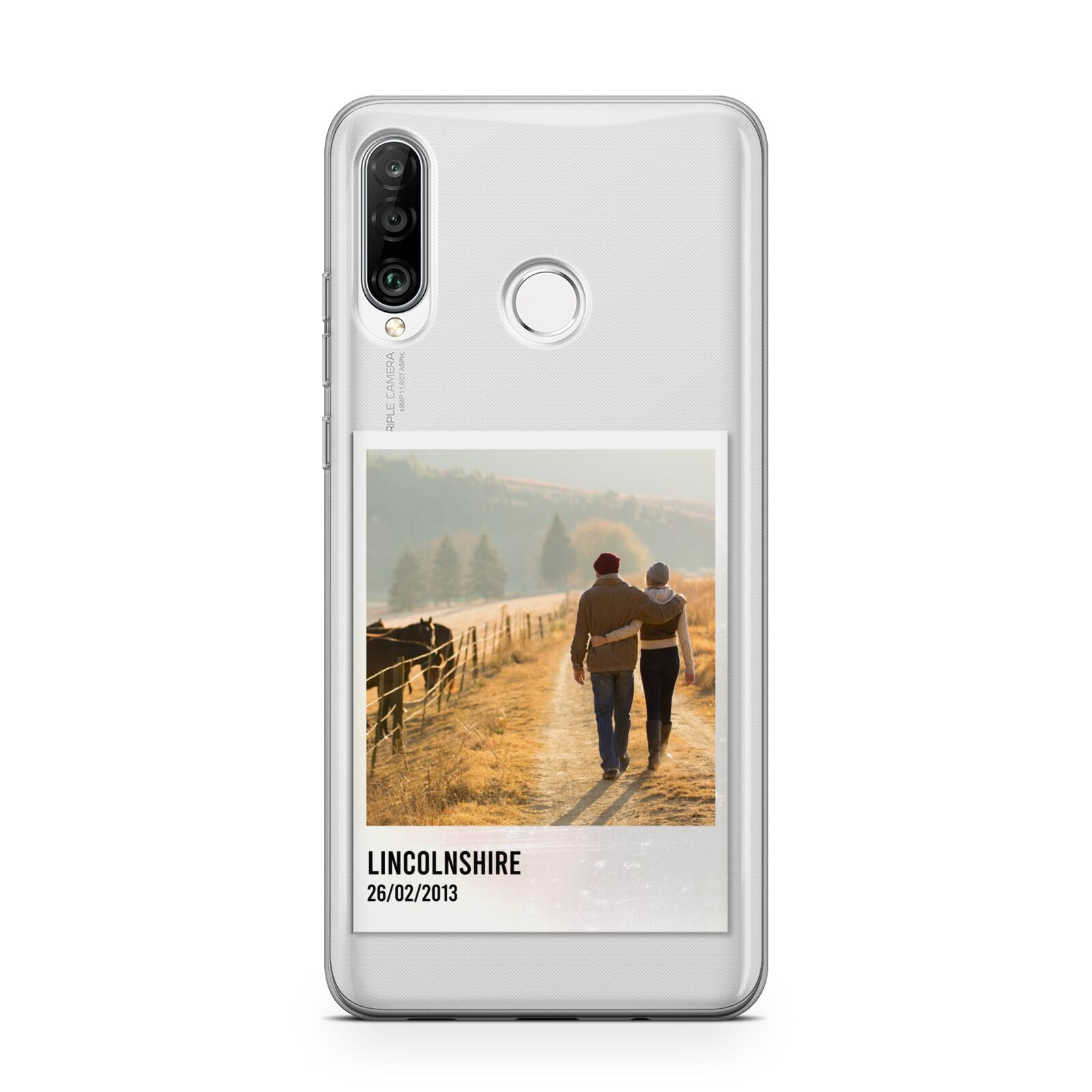 Holiday Memory Personalised Photo Huawei P30 Lite Phone Case