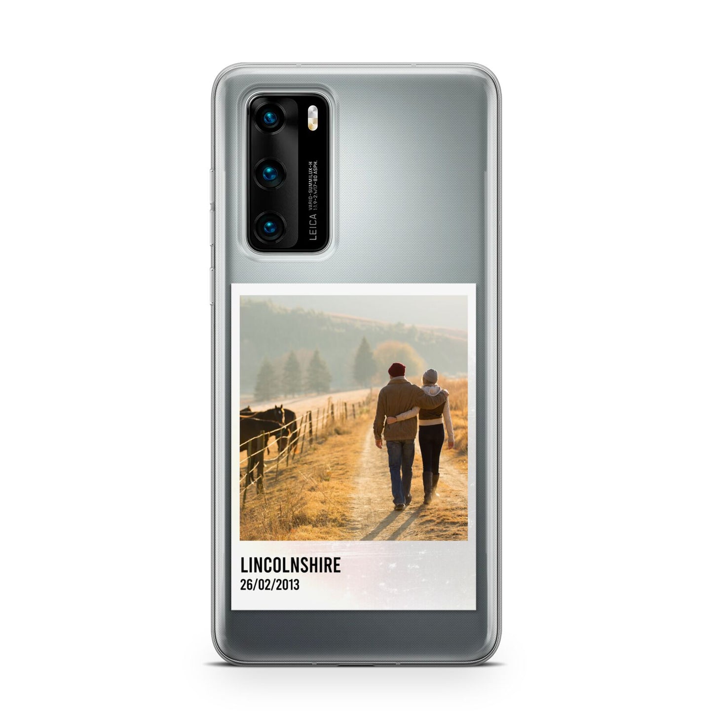 Holiday Memory Personalised Photo Huawei P40 Phone Case