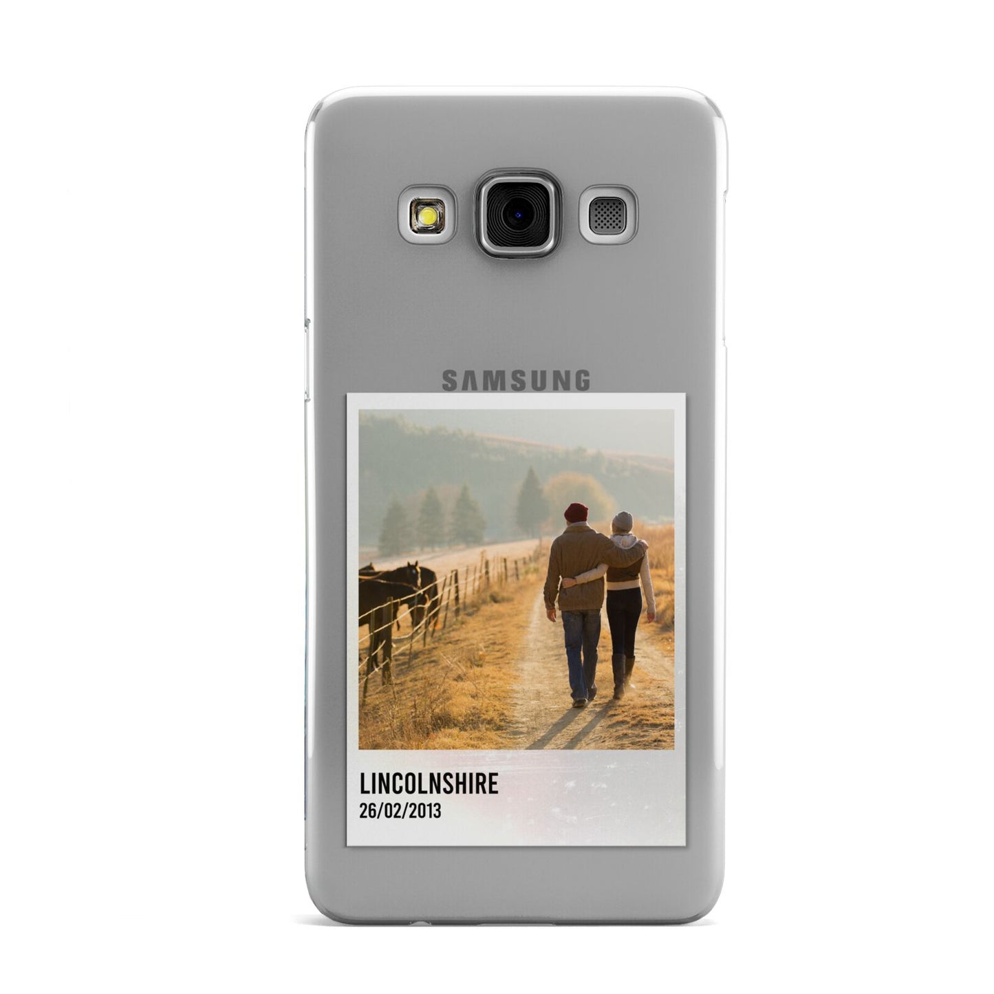 Holiday Memory Personalised Photo Samsung Galaxy A3 Case