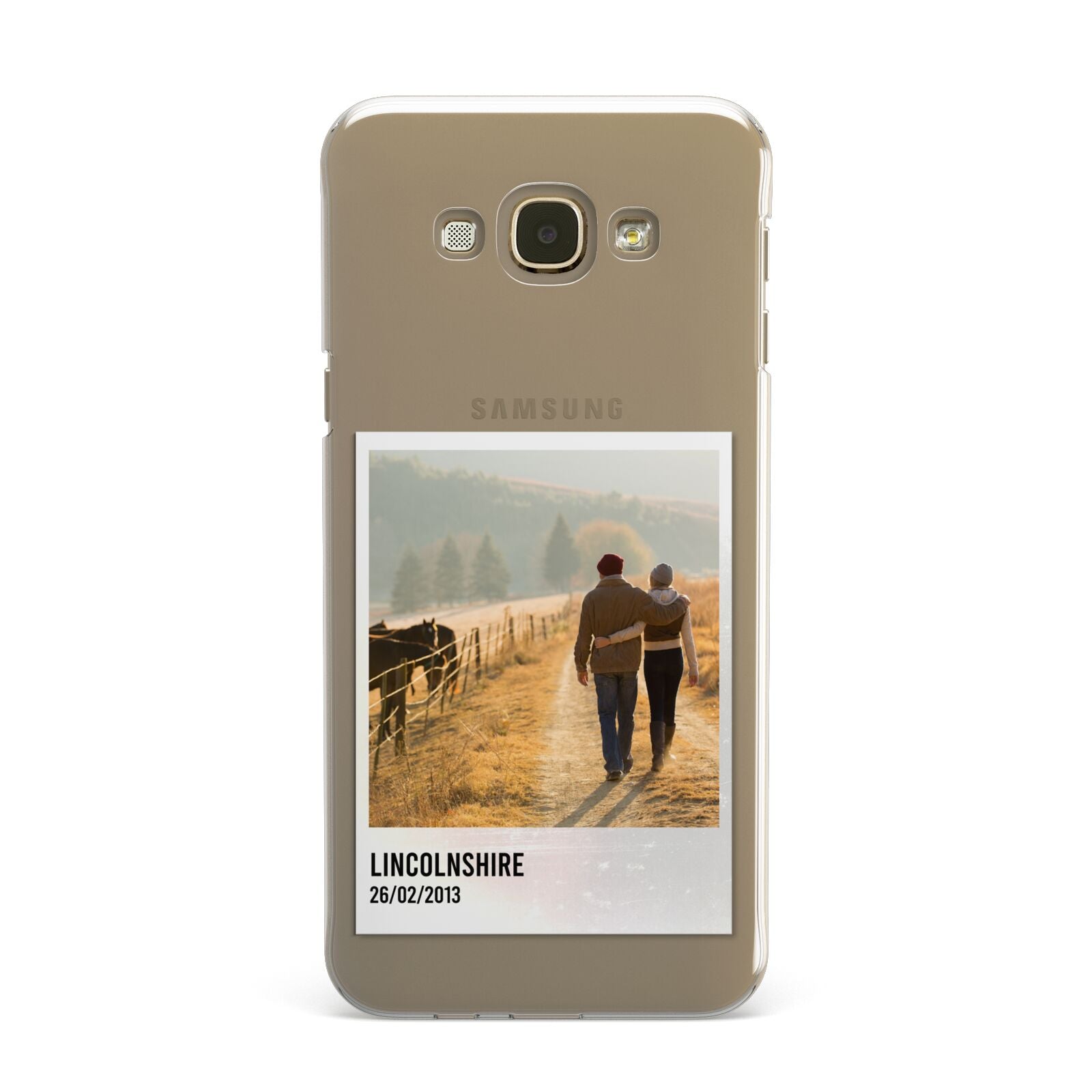 Holiday Memory Personalised Photo Samsung Galaxy A8 Case