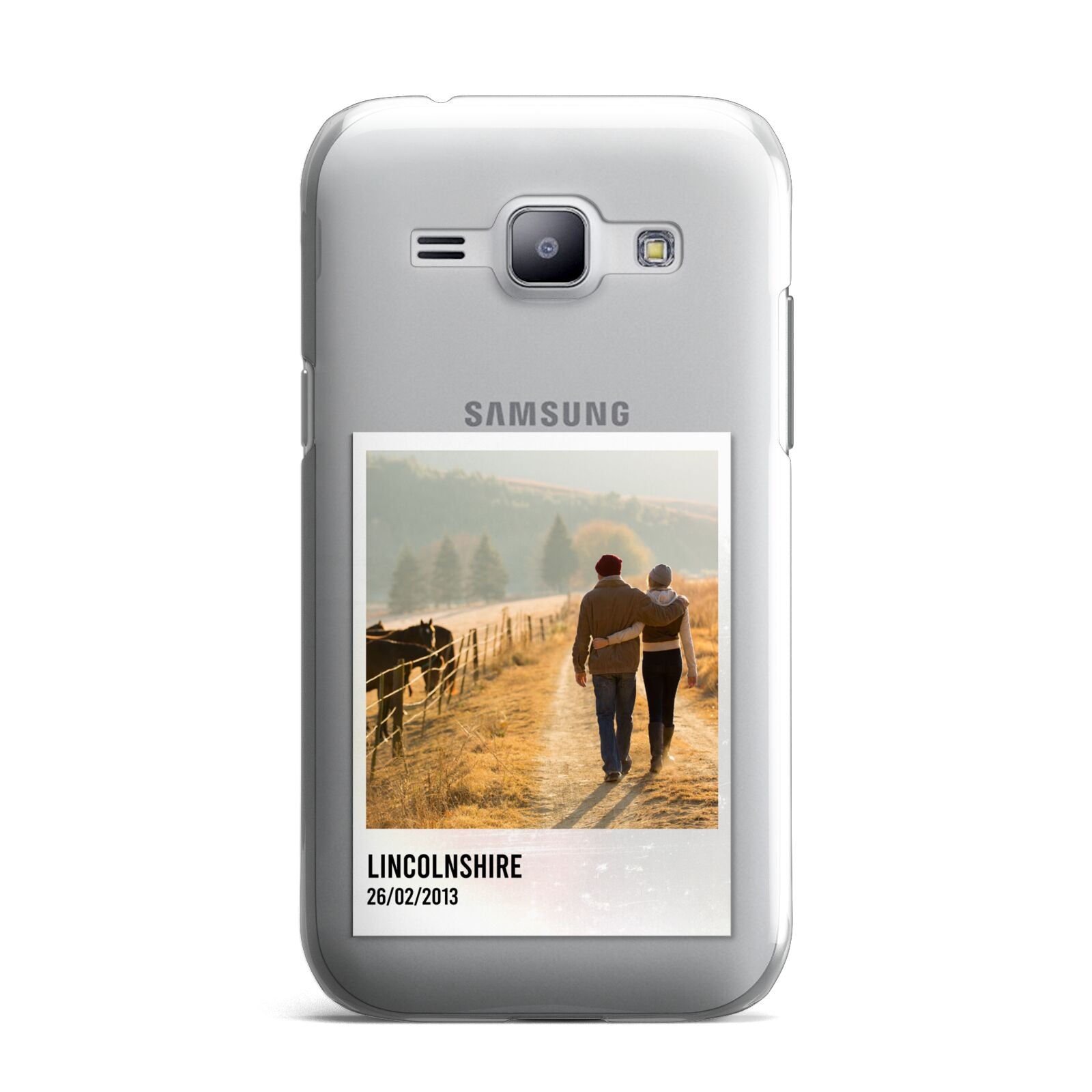 Holiday Memory Personalised Photo Samsung Galaxy J1 2015 Case