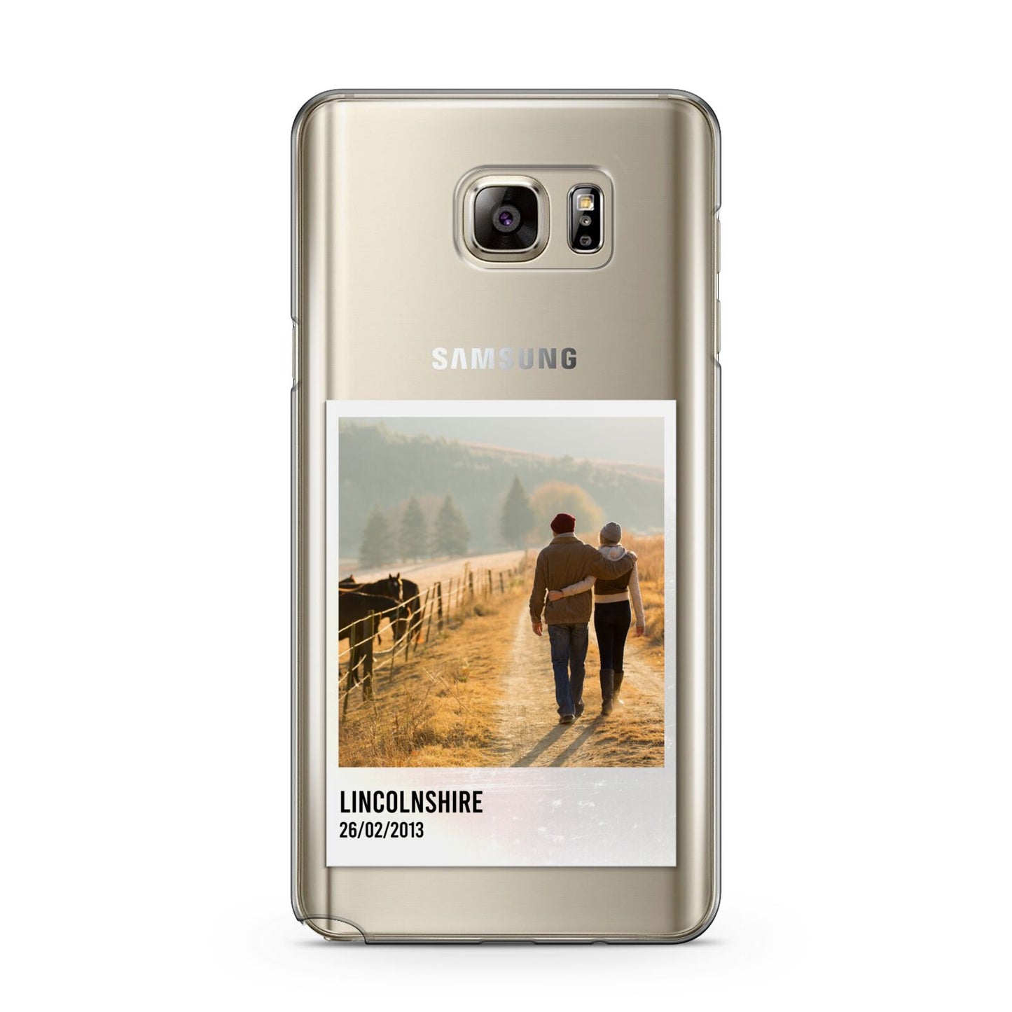 Holiday Memory Personalised Photo Samsung Galaxy Note 5 Case