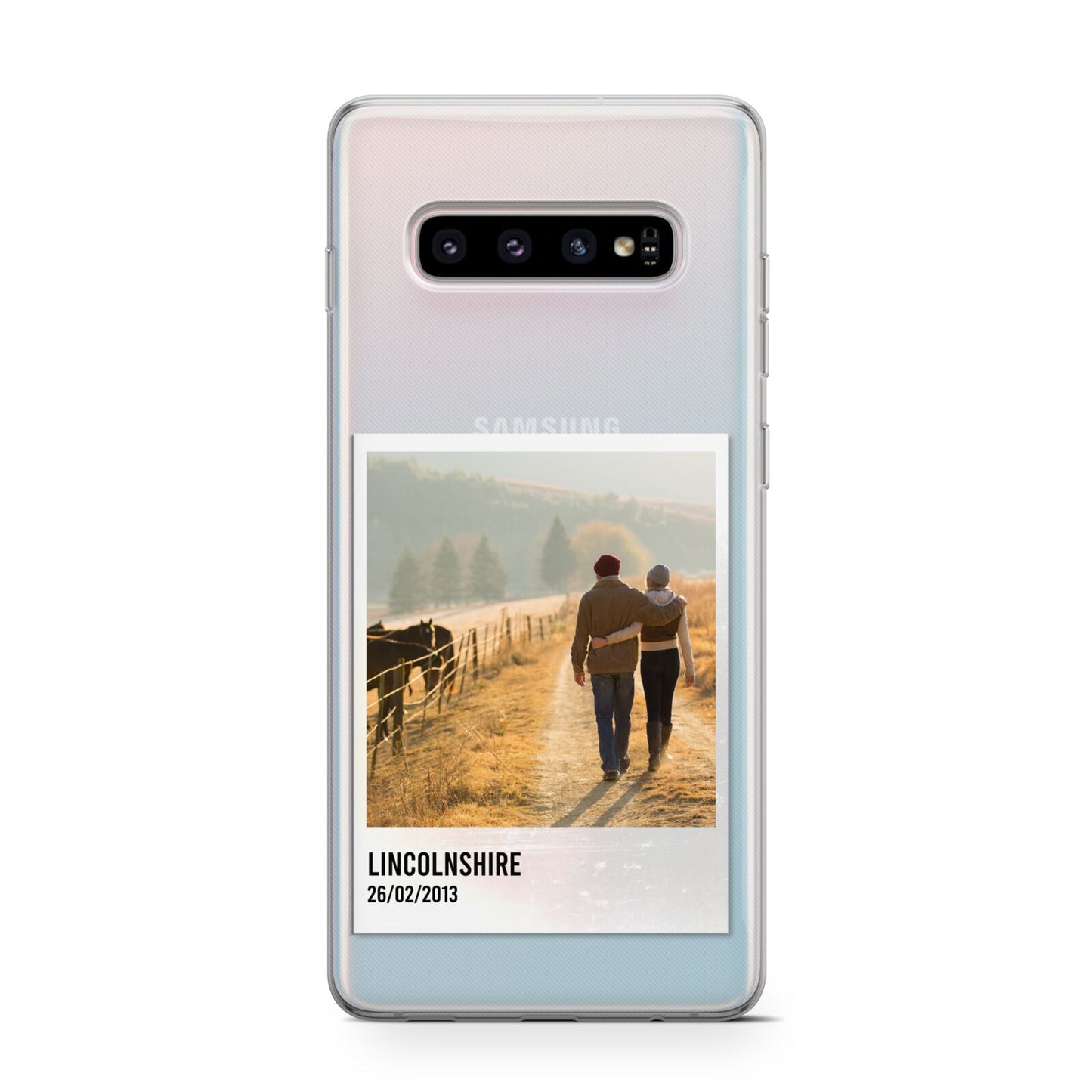 Holiday Memory Personalised Photo Samsung Galaxy S10 Case