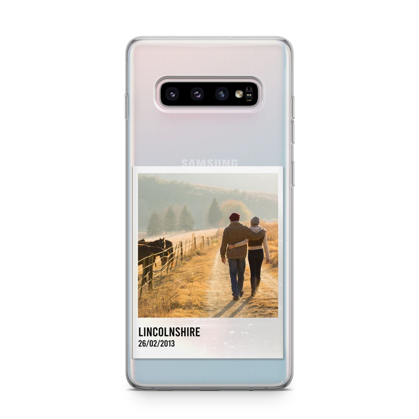 Holiday Memory Personalised Photo Samsung Galaxy S10 Plus Case