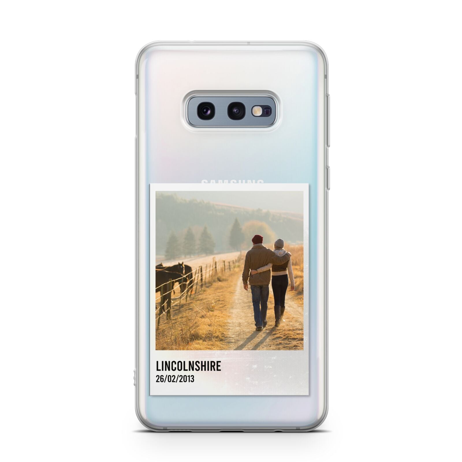 Holiday Memory Personalised Photo Samsung Galaxy S10E Case