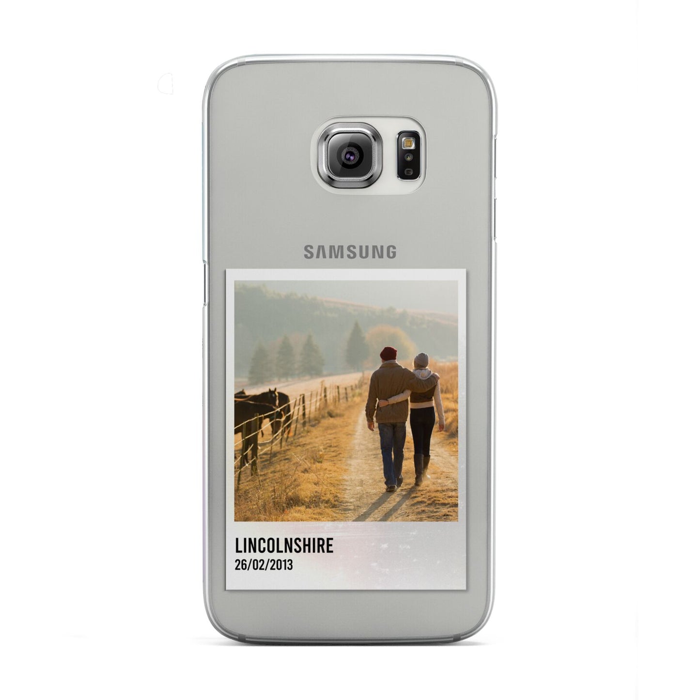 Holiday Memory Personalised Photo Samsung Galaxy S6 Edge Case