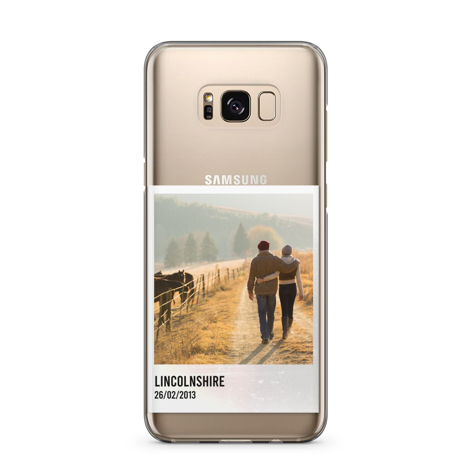 Holiday Memory Personalised Photo Samsung Galaxy S8 Plus Case