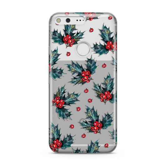 Holly berry Google Pixel Case